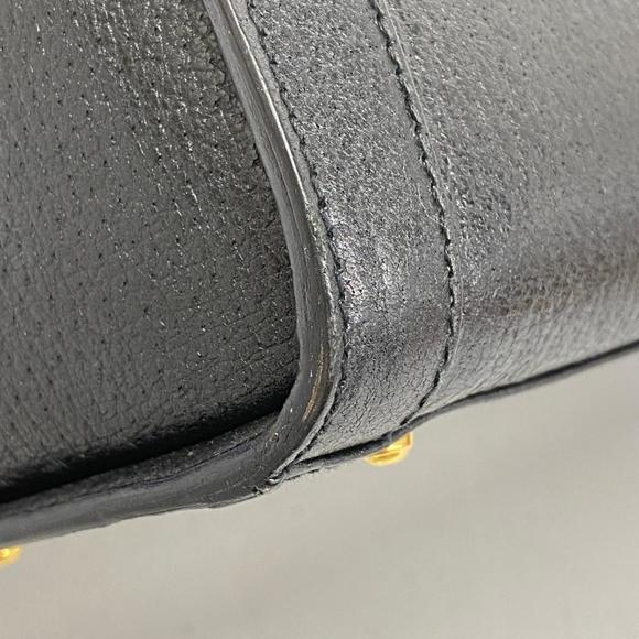 GUCCI Tote Bag Bamboo 002 115 0260 Leather Black Women's - Picture 7 of 10